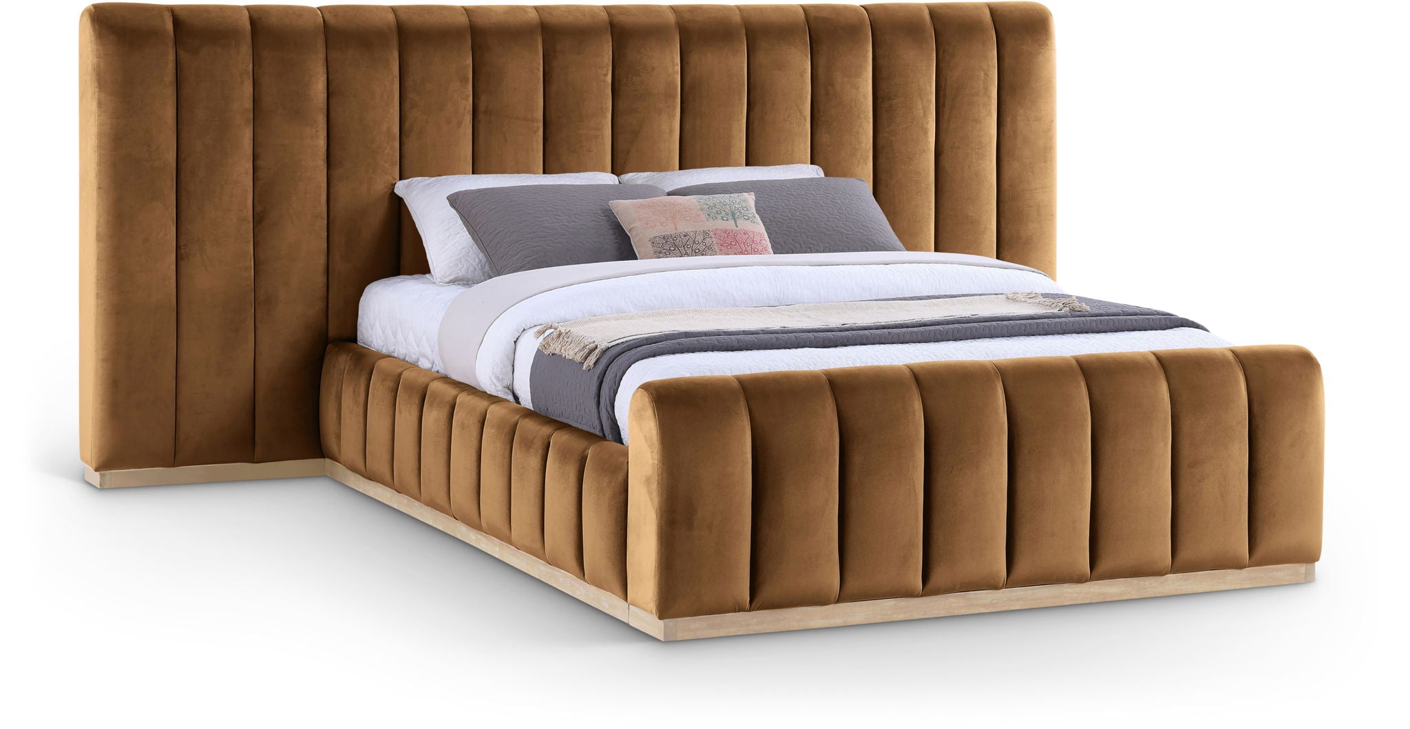 Amara - Velvet Upholstered Bed - Urban Living Furniture (Los Angeles, CA)