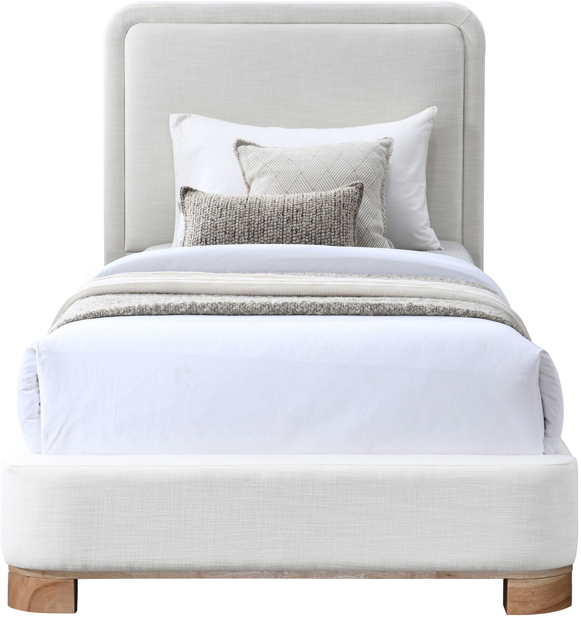 Nolita - Bed With Natural Base - Urban Living Furniture (Los Angeles, CA)