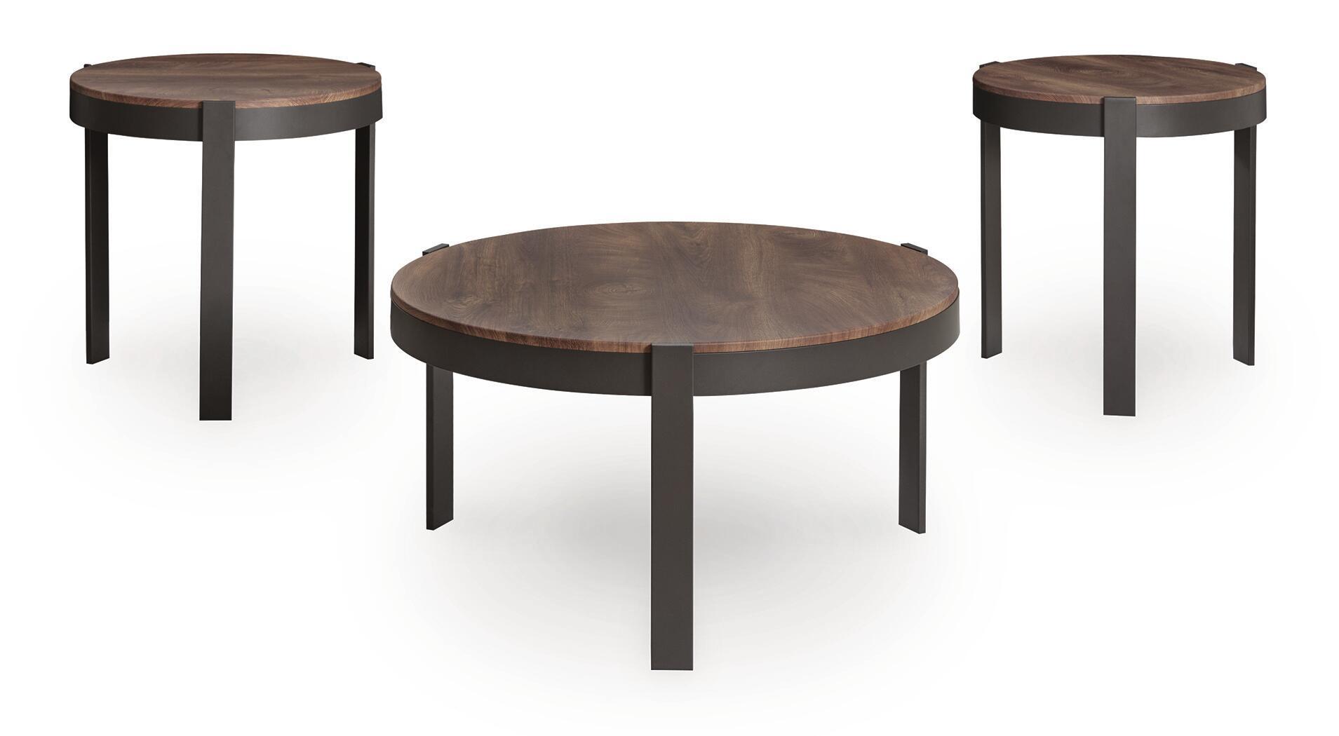 Horizon Hills - Occasional Table Set (Set of 3) - Brown / Black - Urban Living Furniture (Los Angeles, CA)