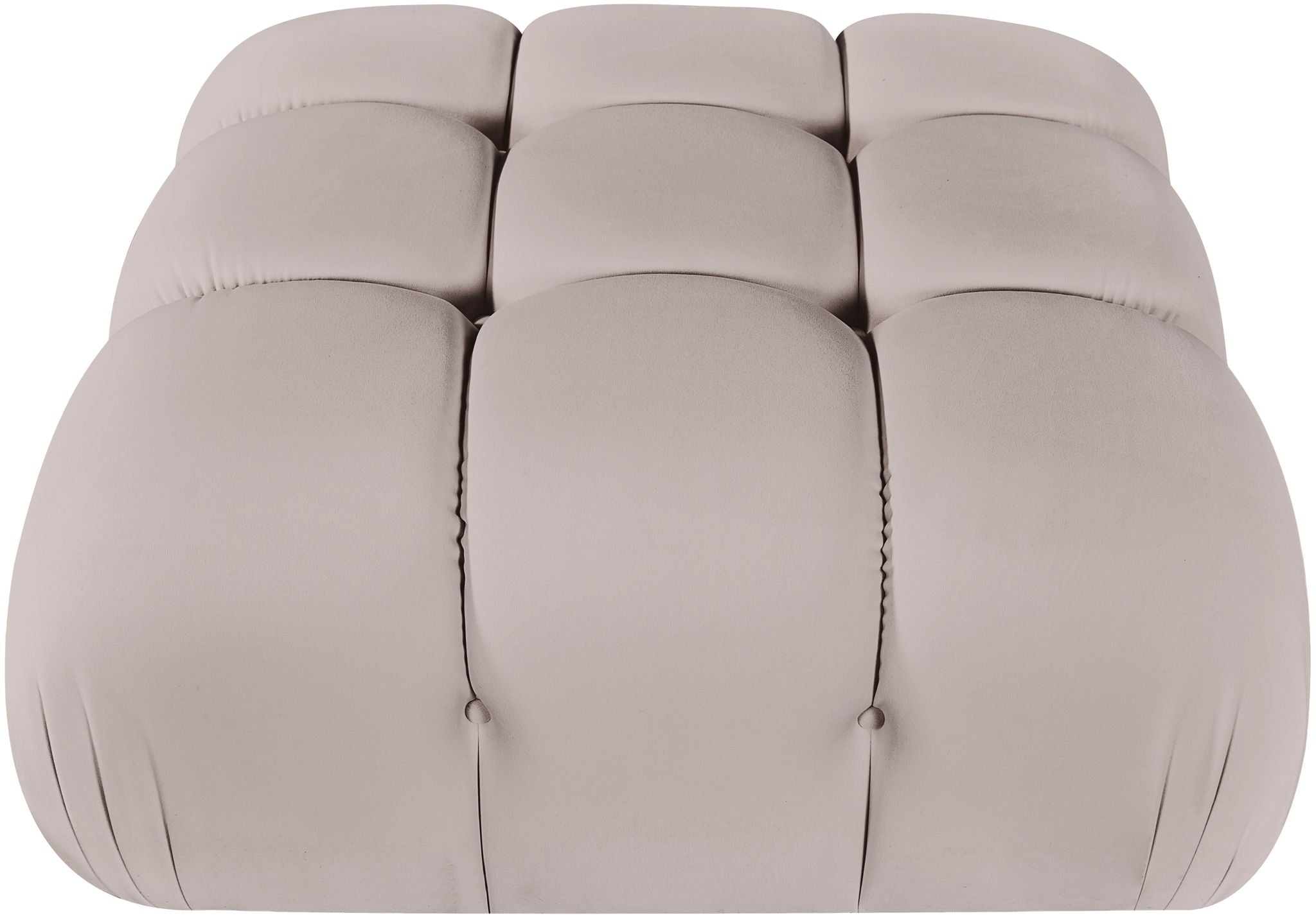 Orin - Velvet Performance Fabric Upholstered Modular Ottoman - Urban Living Furniture (Los Angeles, CA)