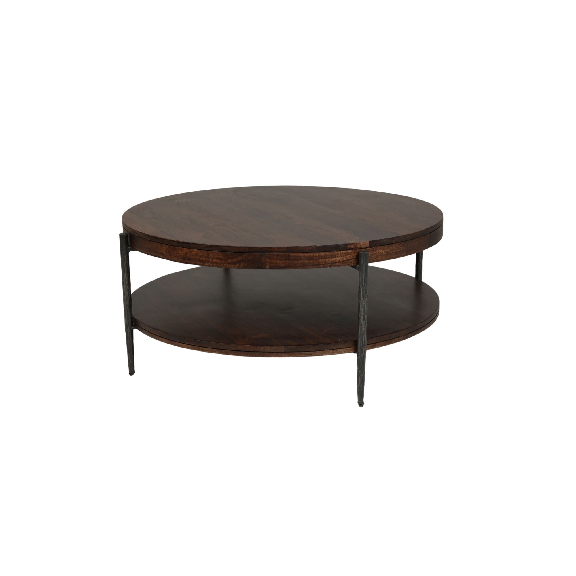 Bengal - 41" Round Cocktail Table With 2 End Tables - Hickory Brown - Urban Living Furniture (Los Angeles, CA)