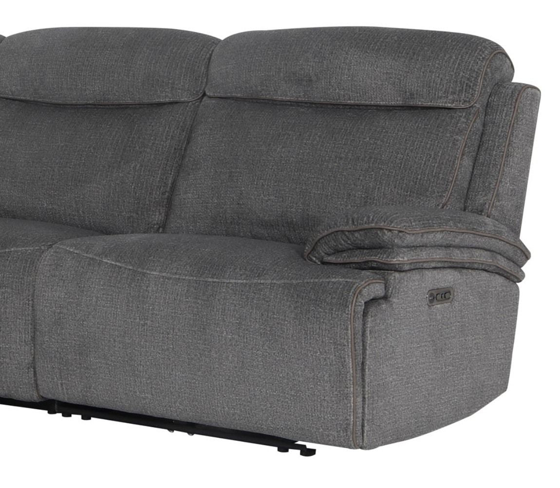 Alpine - Power Right Arm Facing Zero Gravity Recliner - Midnight - Urban Living Furniture (Los Angeles, CA)
