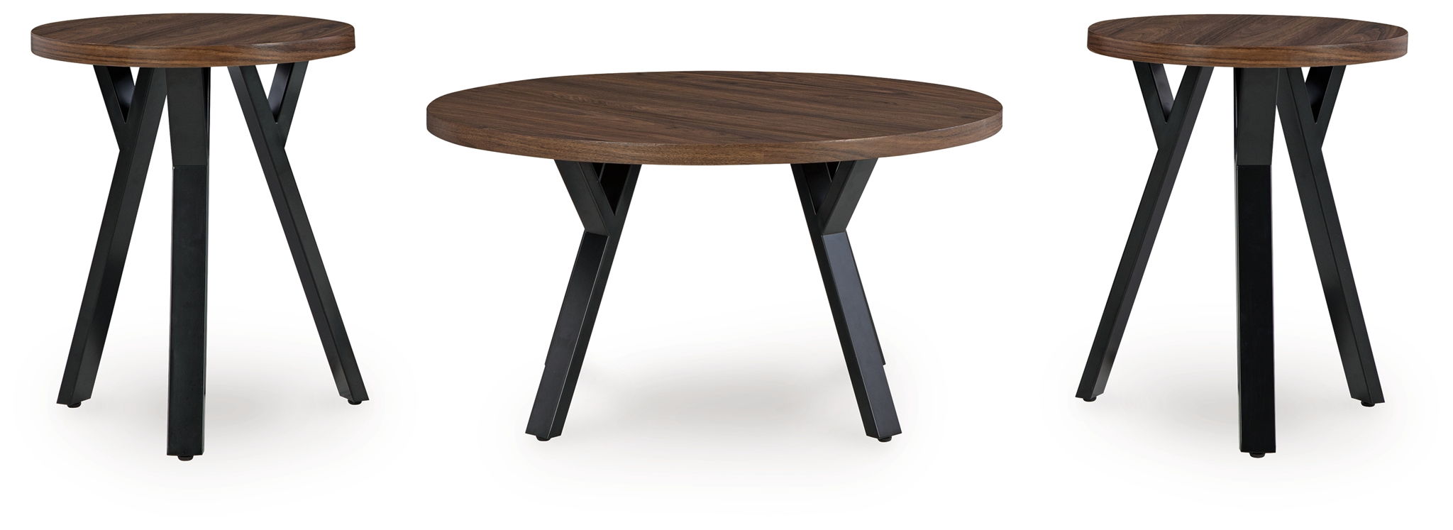 Elbrynn - Brown / Black - Occasional Table Set (Set of 3) - Urban Living Furniture (Los Angeles, CA)