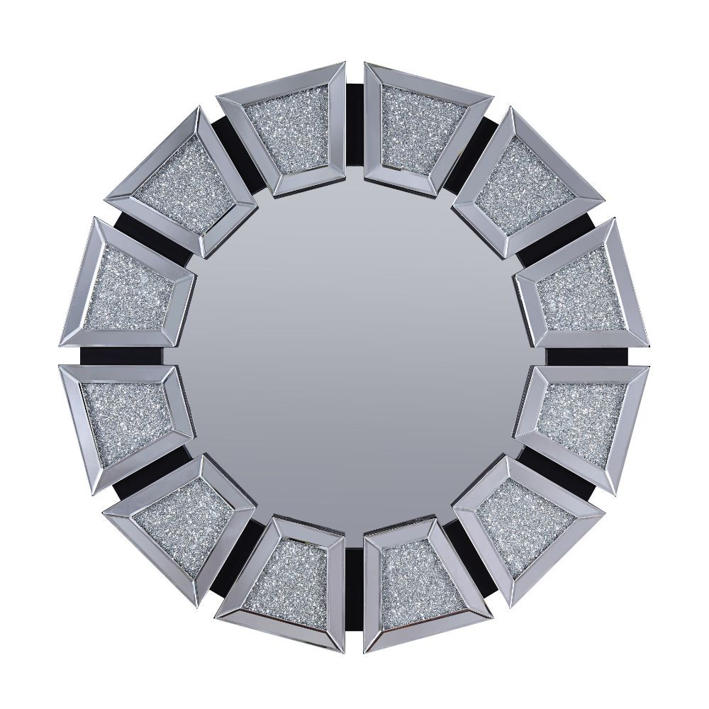 Noralie - Accent Mirror - Mirrored, Faux Diamonds - Urban Living Furniture (Los Angeles, CA)