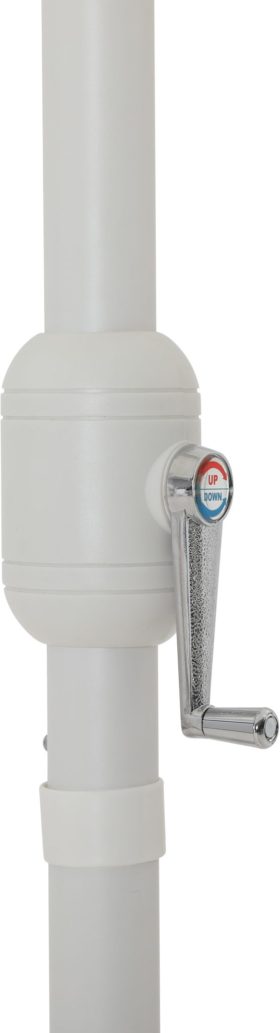 Amalfi - Aluminum Patio Umbrella - Light Brown Base / White Pole - Urban Living Furniture (Los Angeles, CA)