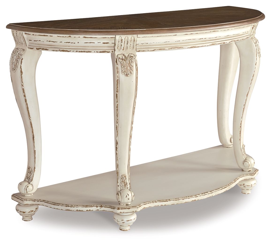 Realyn - Sofa Table - White / Brown - Urban Living Furniture (Los Angeles, CA)