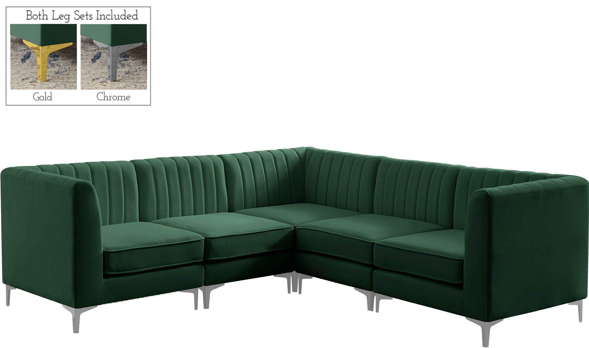 Alina - 5 Piece Modular Corner Sectional - Urban Living Furniture (Los Angeles, CA)