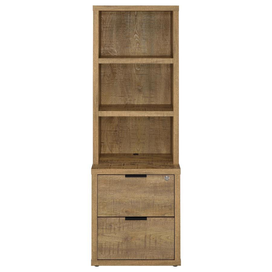 Westpark - 3-Shelf Bookcase USB And Lockable Drawer - Urban Living Furniture (Los Angeles, CA)