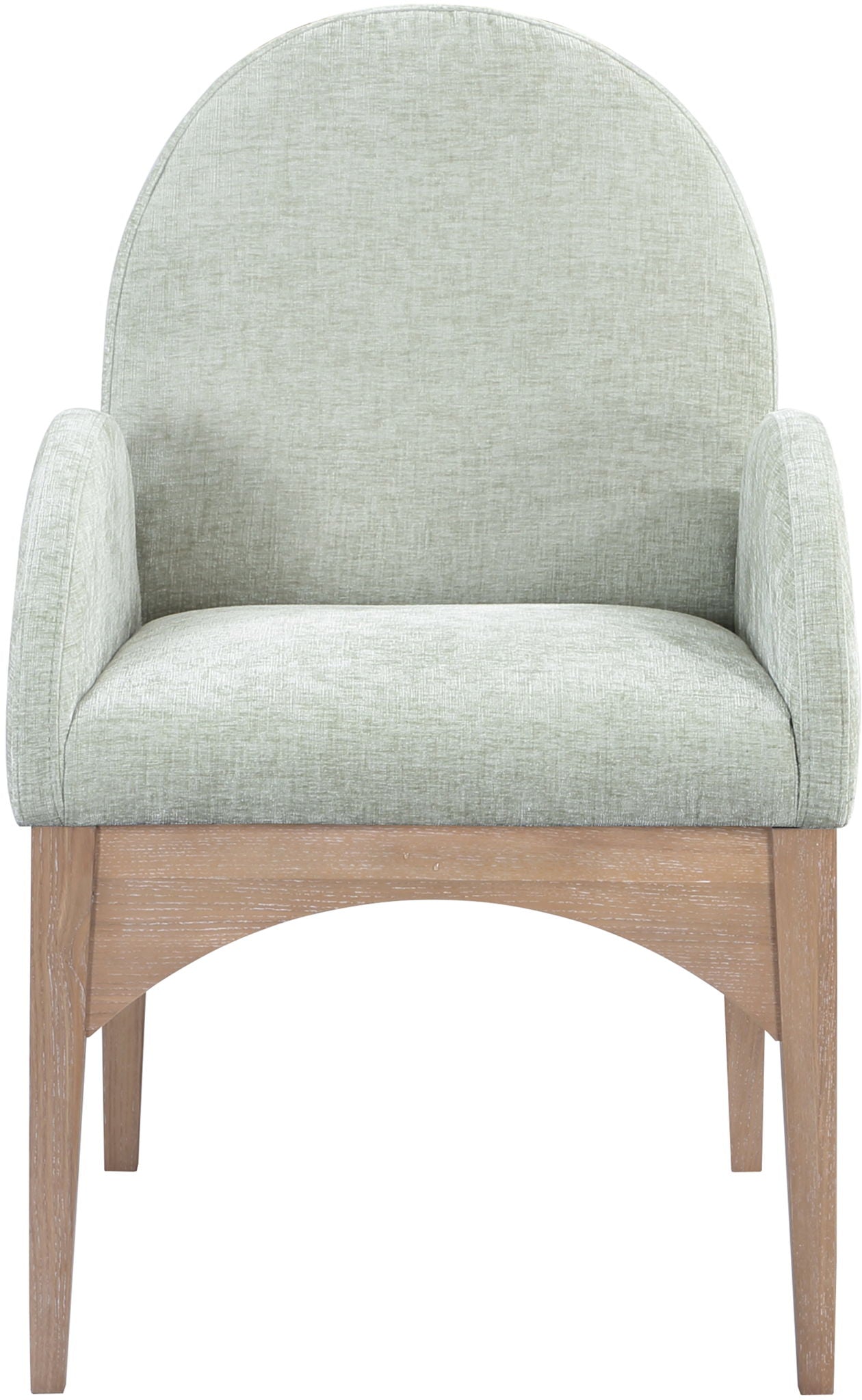 Waldorf - Chenille Dining Arm Chair With Natural Legs - Urban Living Furniture (Los Angeles, CA)