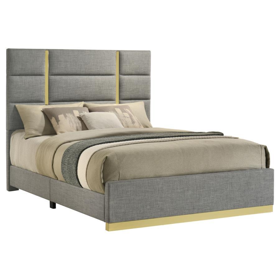 Ines - Fabric Upholstered Panel Bed - Urban Living Furniture (Los Angeles, CA)