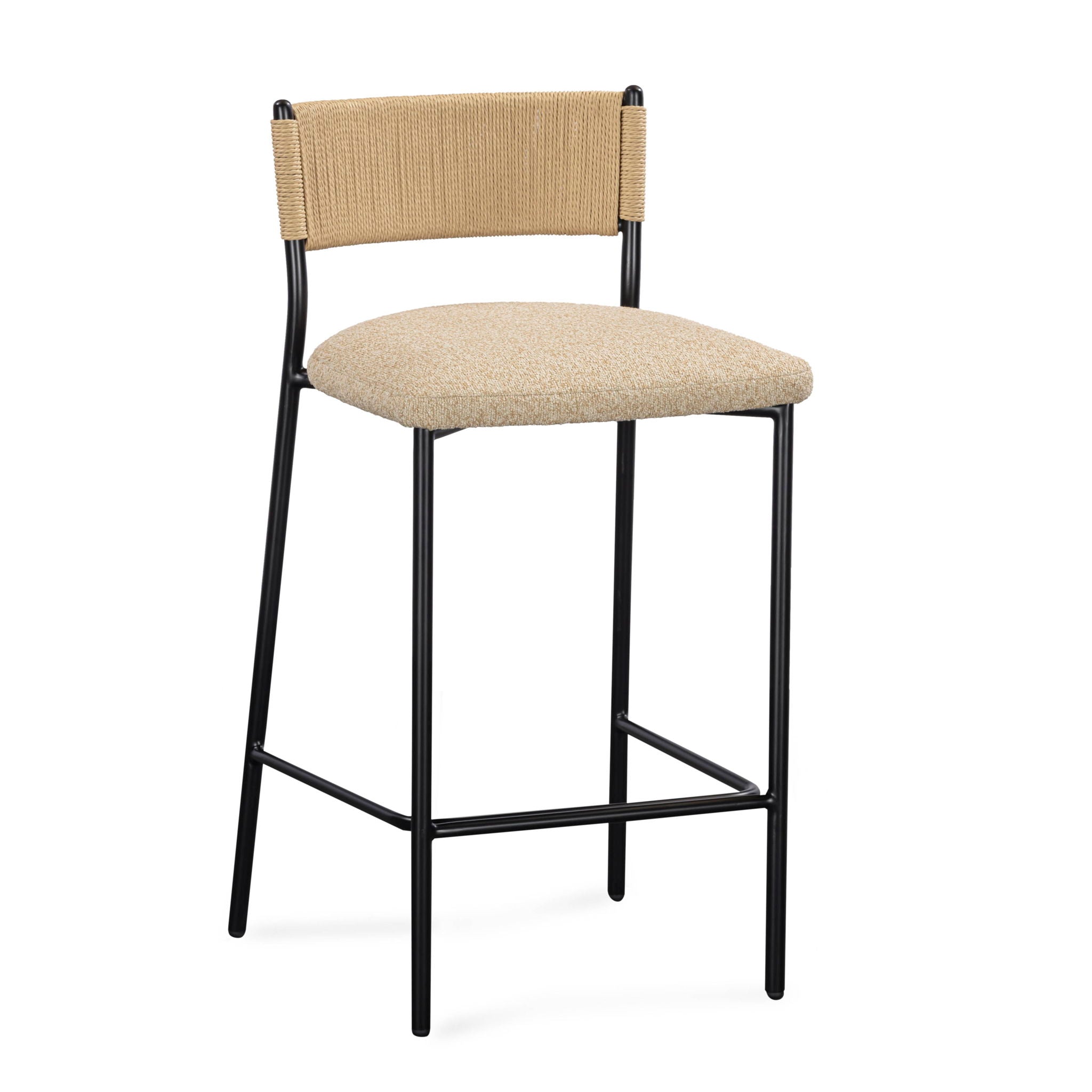 Celine - Boucle Stool - Urban Living Furniture (Los Angeles, CA)