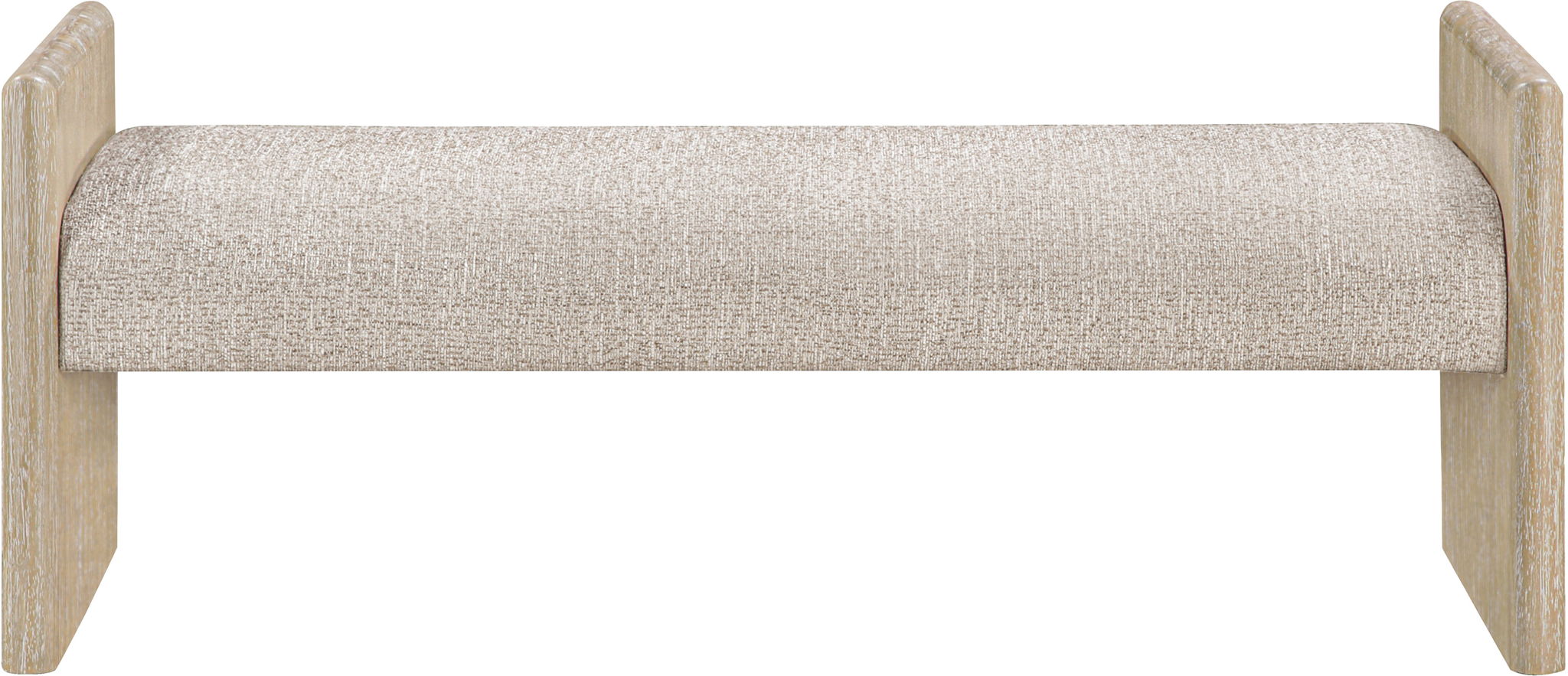 Hickory - Fabric Upholstered Bench - Natural Frame - Urban Living Furniture (Los Angeles, CA)