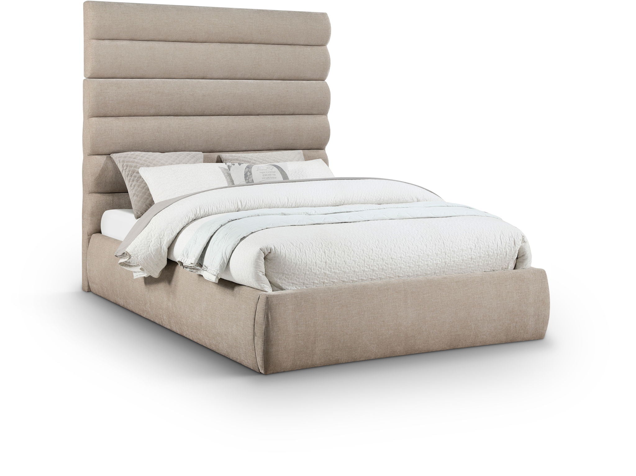 Adam - Chenille Fabric Bed With 70.5" Headboard - Urban Living Furniture (Los Angeles, CA)