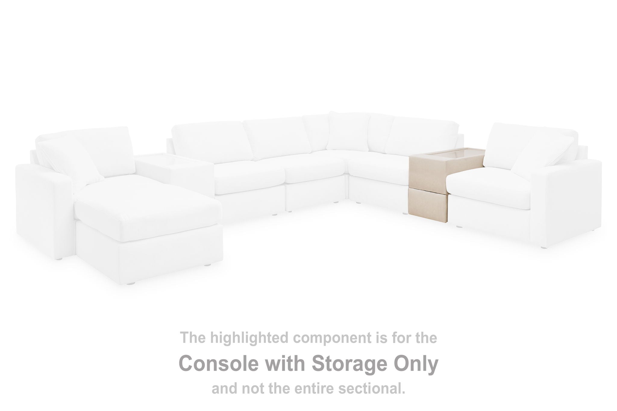 Modmax - Oyster - Console With Storage - Urban Living Furniture (Los Angeles, CA)