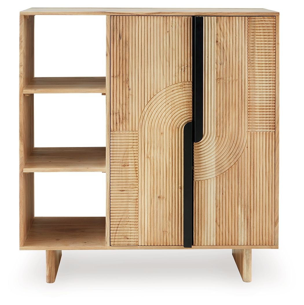 Kierwell - Natural - Accent Cabinet - Urban Living Furniture (Los Angeles, CA)