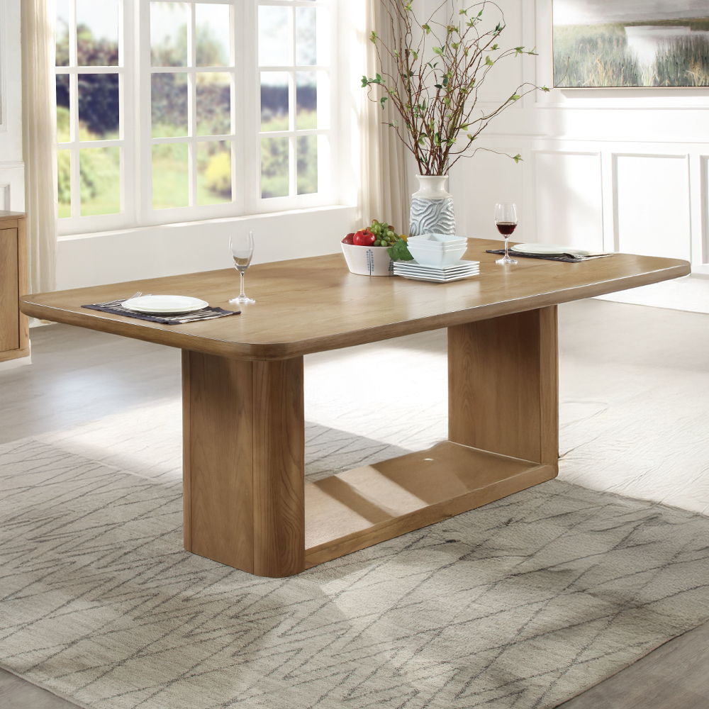 Zoey - Dining Table - Oak - Urban Living Furniture (Los Angeles, CA)