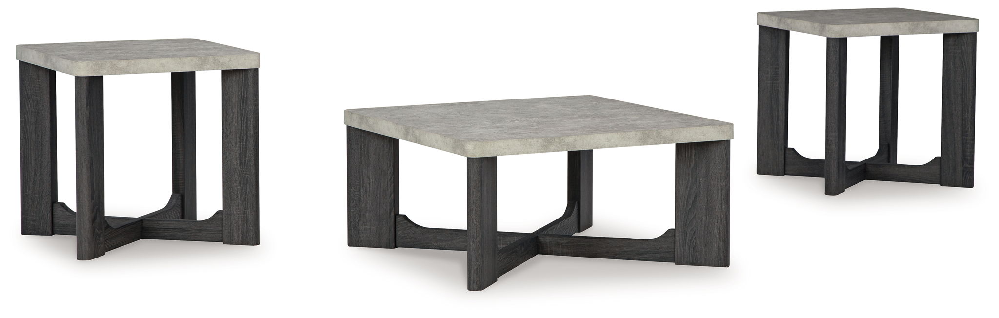 Sharstorm - Two-tone Gray - Occasional Table Set (Set of 3) - Urban Living Furniture (Los Angeles, CA)