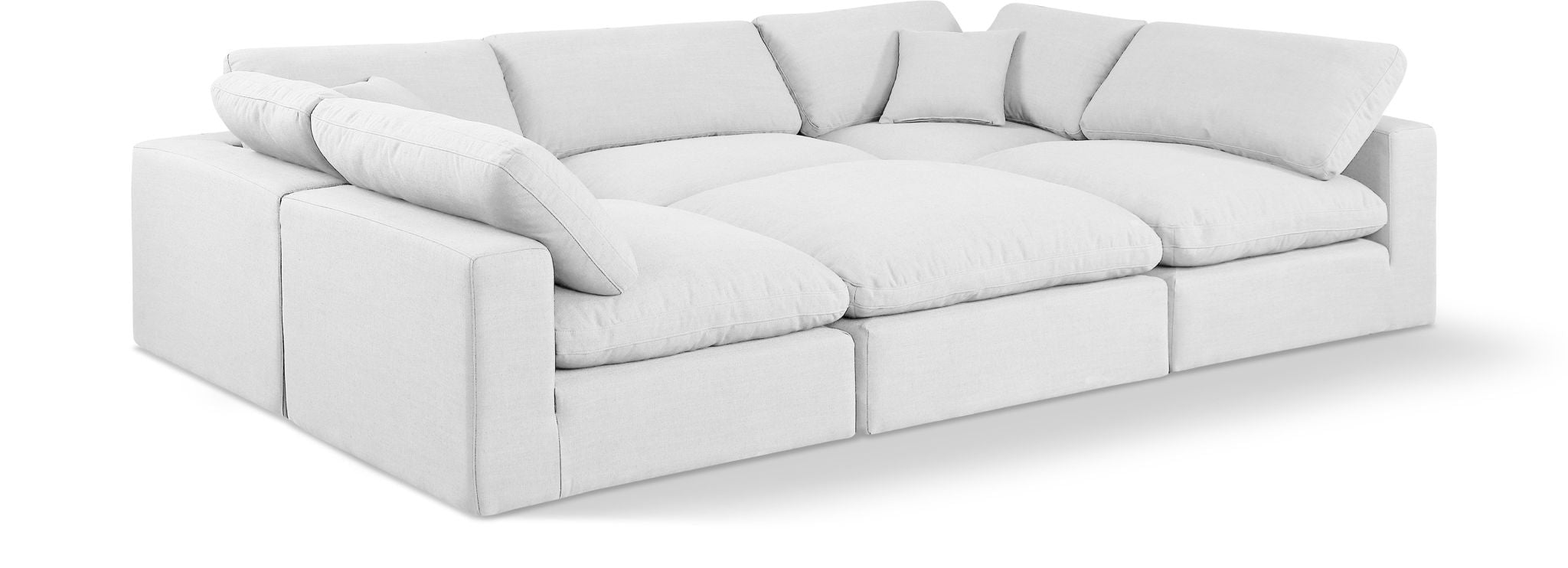 Comfy - 6 Piece Linen Sectional - Urban Living Furniture (Los Angeles, CA)