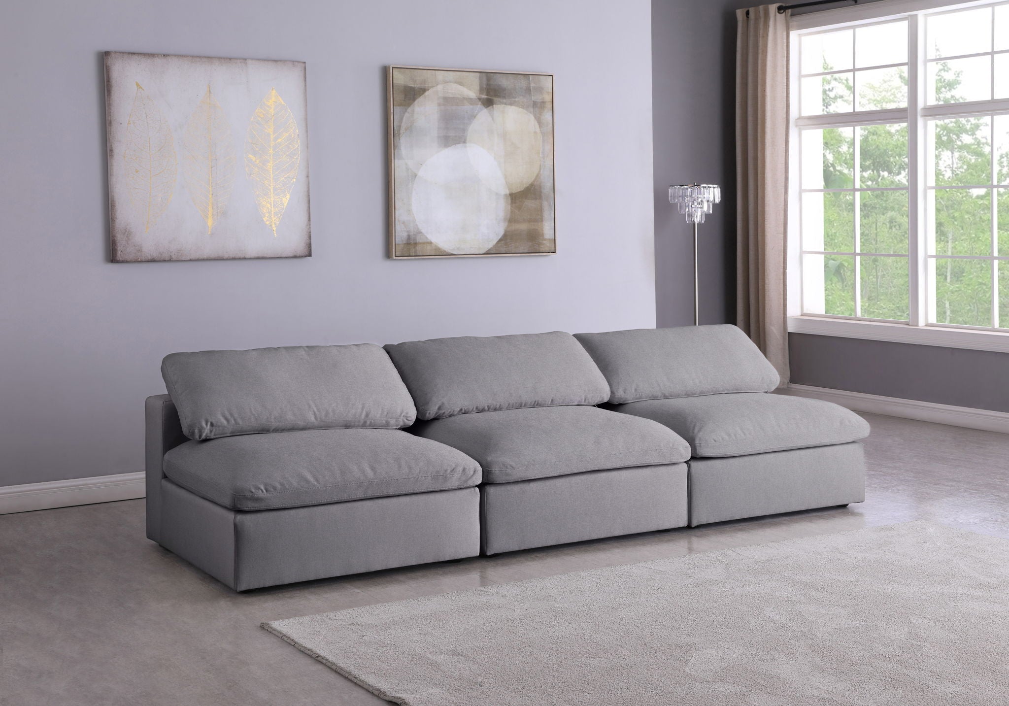 Serene - Modular Armless 3 Seat Sofa - Urban Living Furniture (Los Angeles, CA)