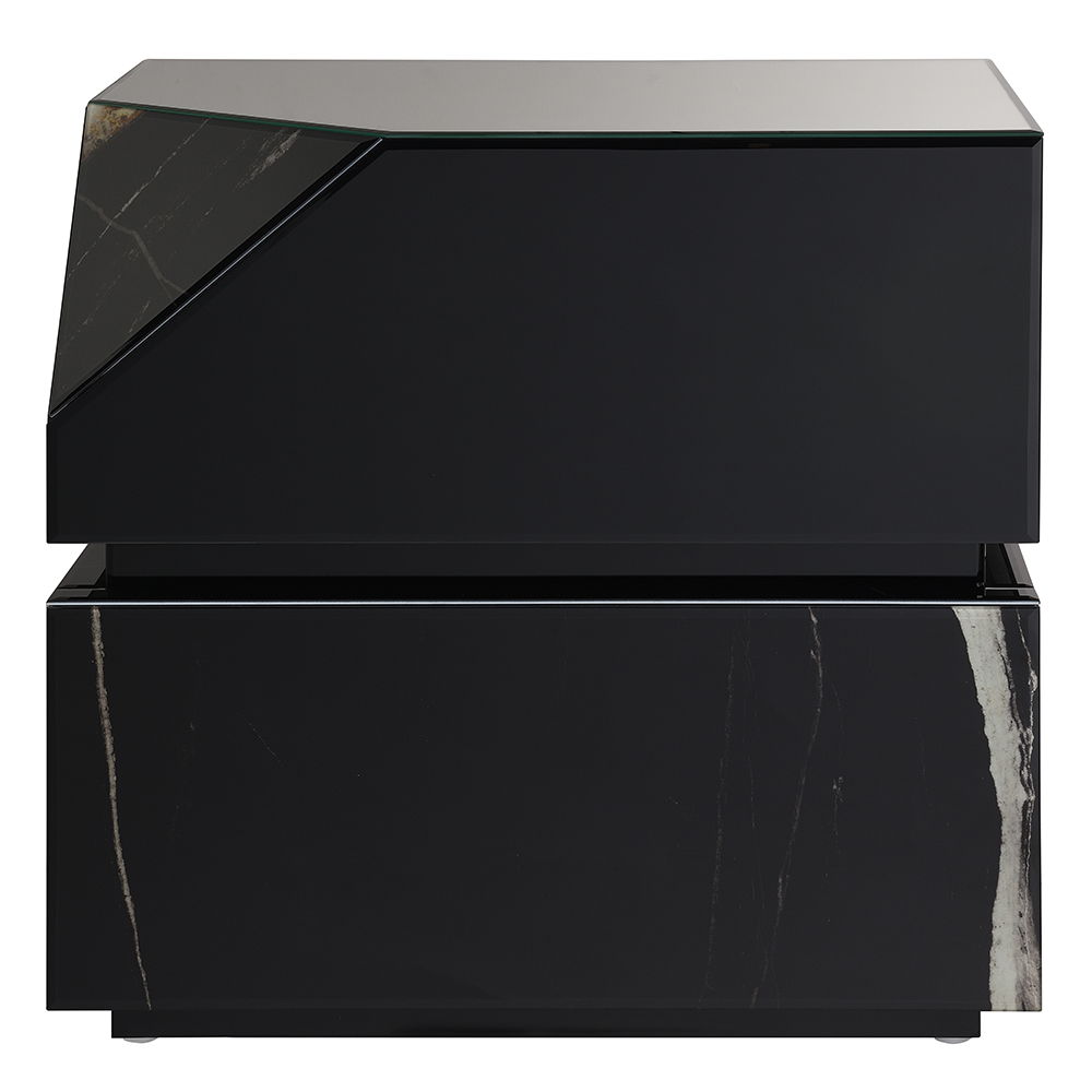 Drisana - End Table - Black Mirrored Finish - Urban Living Furniture (Los Angeles, CA)