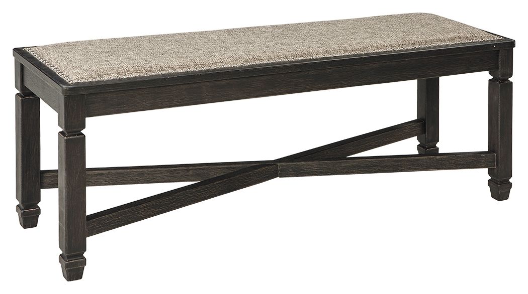 Tyler Creek - Black / Grayish Brown - Upholstered Bench - Urban Living Furniture (Los Angeles, CA)