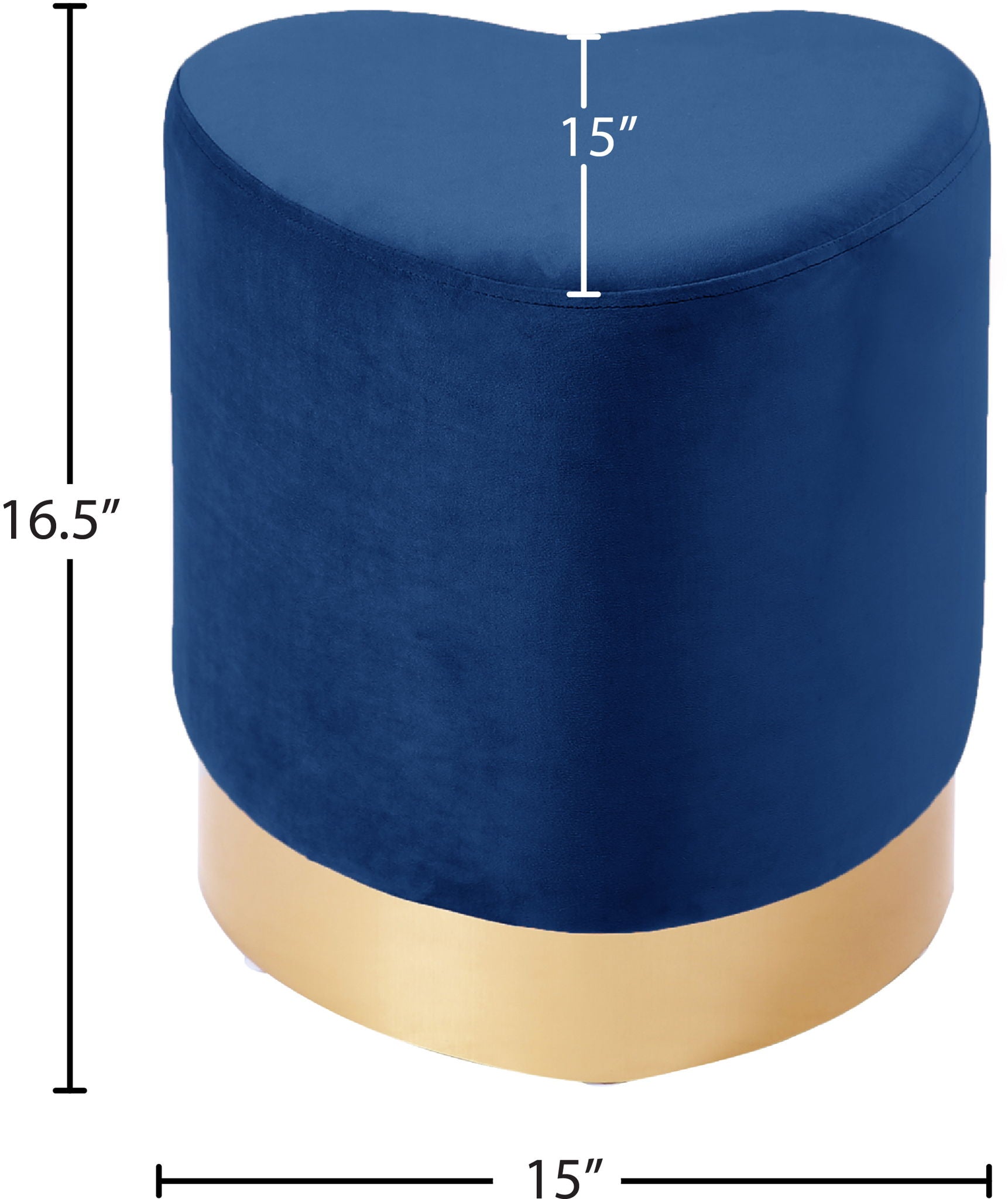 Heart - Stool Ottoman - Urban Living Furniture (Los Angeles, CA)