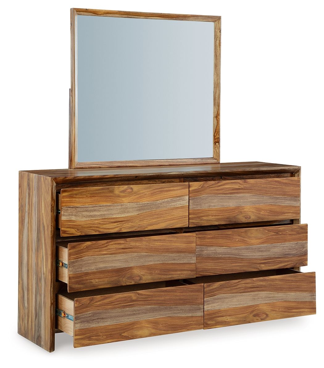 Dressonni - Brown - Dresser And Mirror - Urban Living Furniture (Los Angeles, CA)