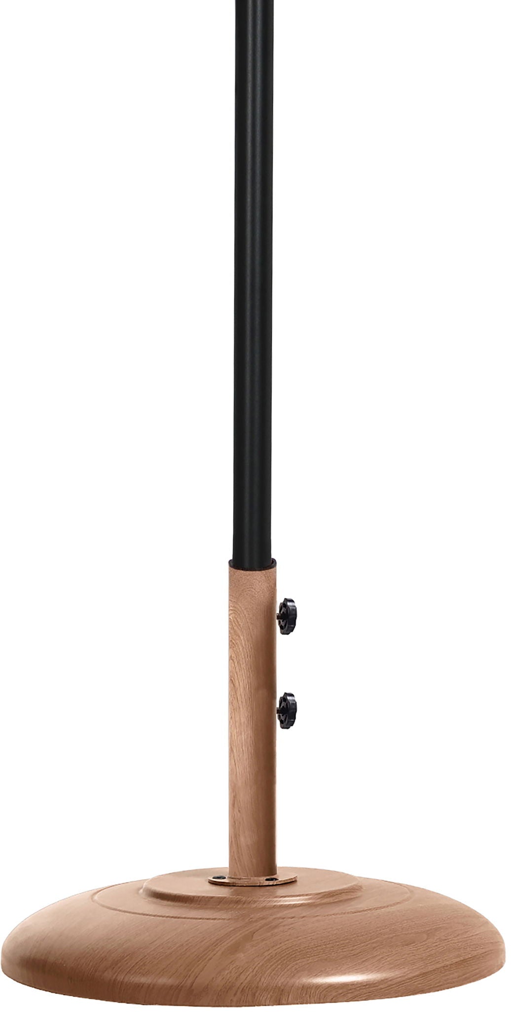 Fiji - Aluminum Patio Umbrella With Round Teak And Black Base - Urban Living Furniture (Los Angeles, CA)