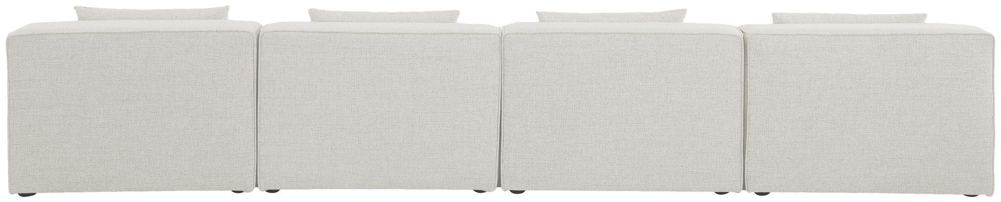 Cube - Linen Modular 4 Seat Armless Sofa - Urban Living Furniture (Los Angeles, CA)