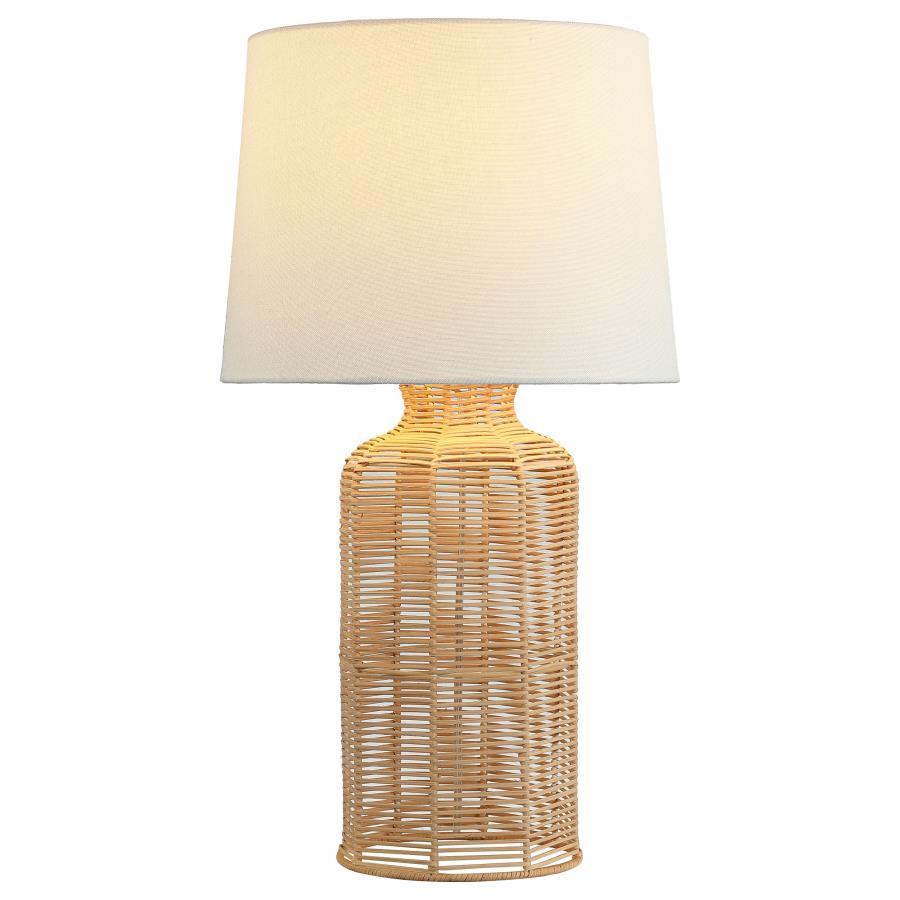 Nairobi - Empire Shade Handwoven Rattan Table Lamp - Natural - Urban Living Furniture (Los Angeles, CA)
