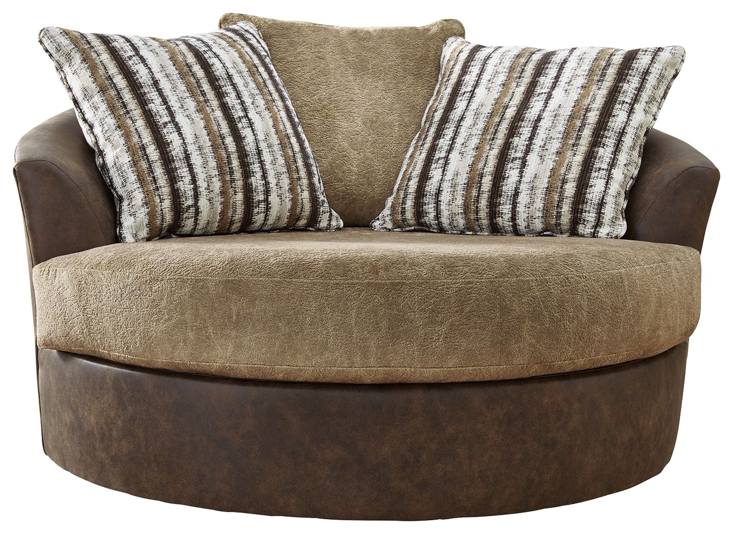 Alesbury - Chocolate - Oversized Swivel Accent Chair - Urban Living Furniture (Los Angeles, CA)