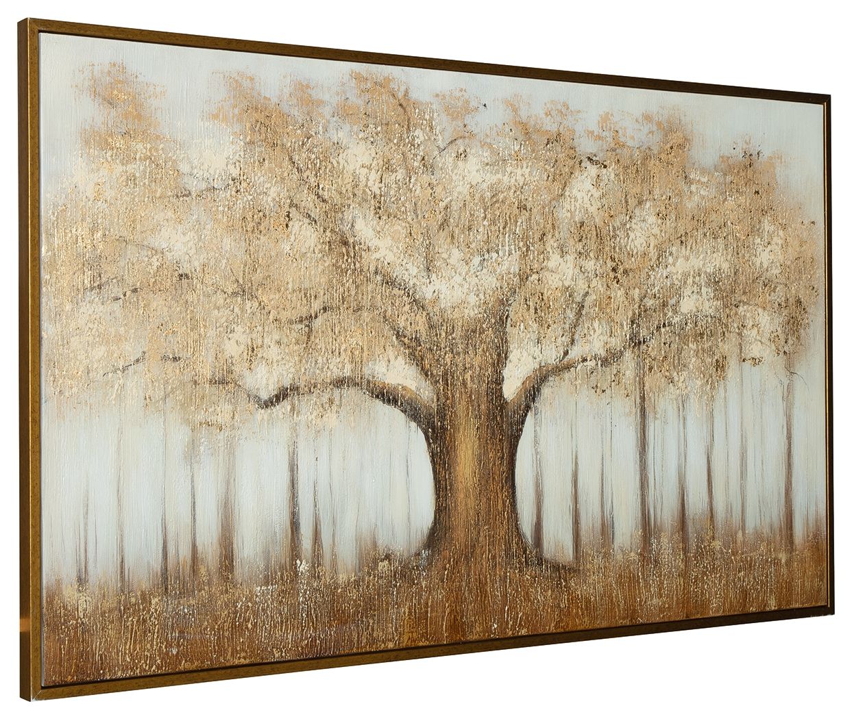 Dalewick - Brown / Gray / Gold Finish - Wall Art - Urban Living Furniture (Los Angeles, CA)