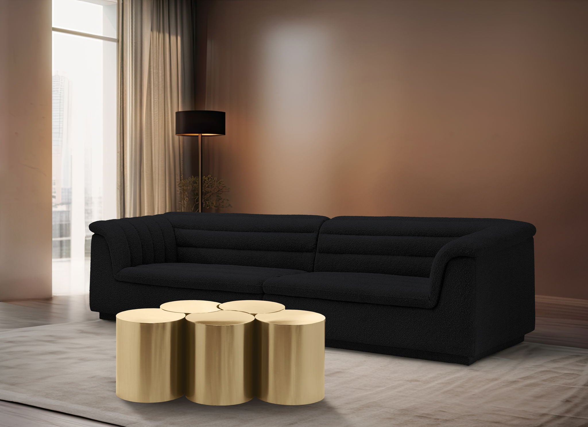 Dimple - 5 Piece Modular Coffee Table - Urban Living Furniture (Los Angeles, CA)