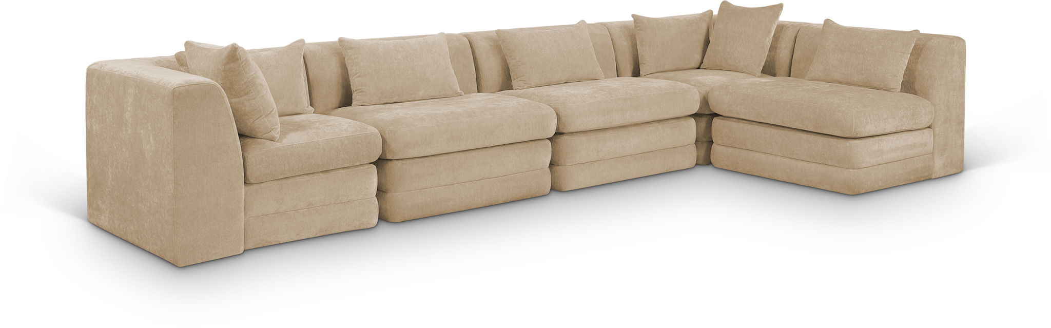 Stellar - 5 Piece Upholstered Modular Sectional - Urban Living Furniture (Los Angeles, CA)