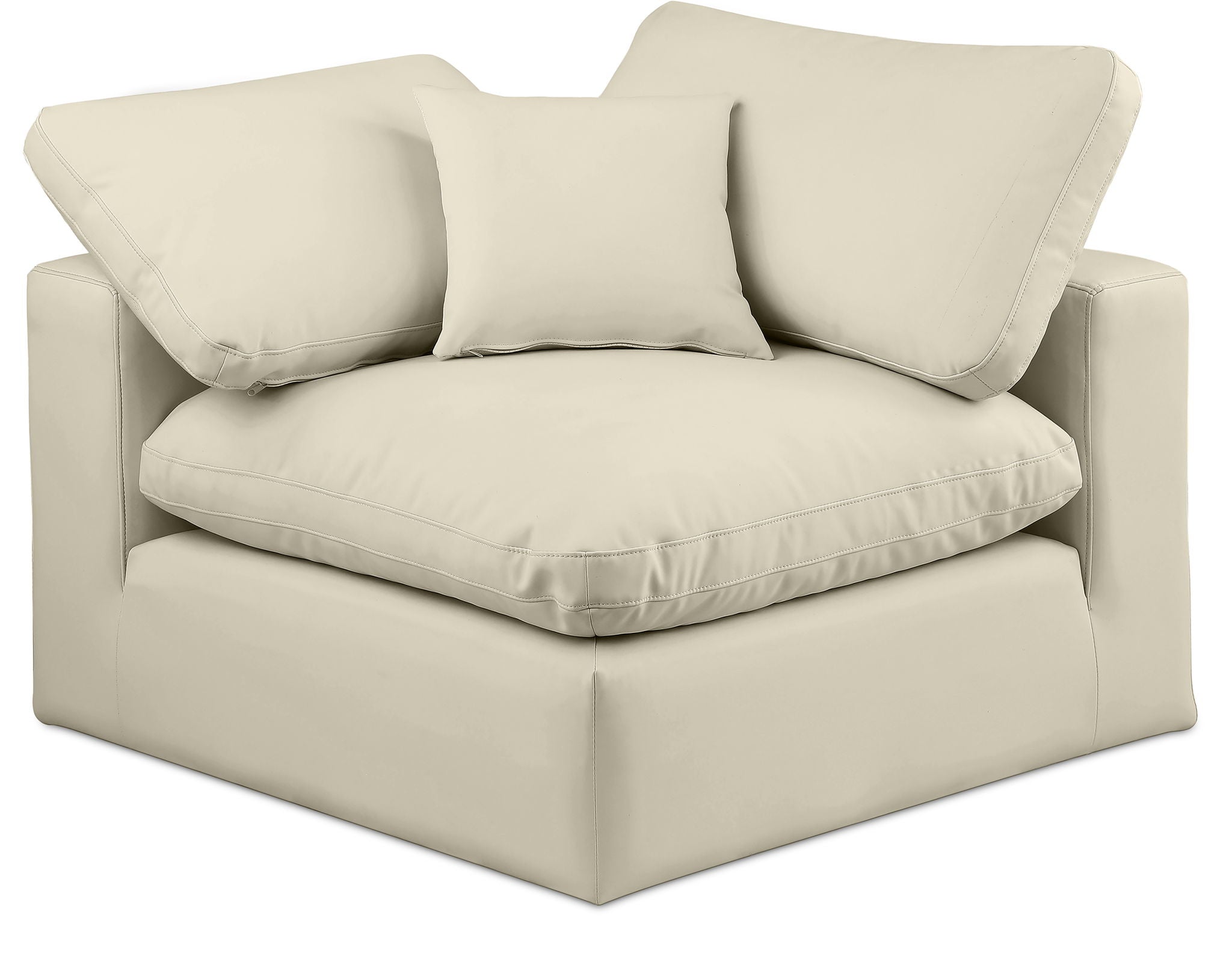Comfy - Faux Leather Corner Chair - Urban Living Furniture (Los Angeles, CA)