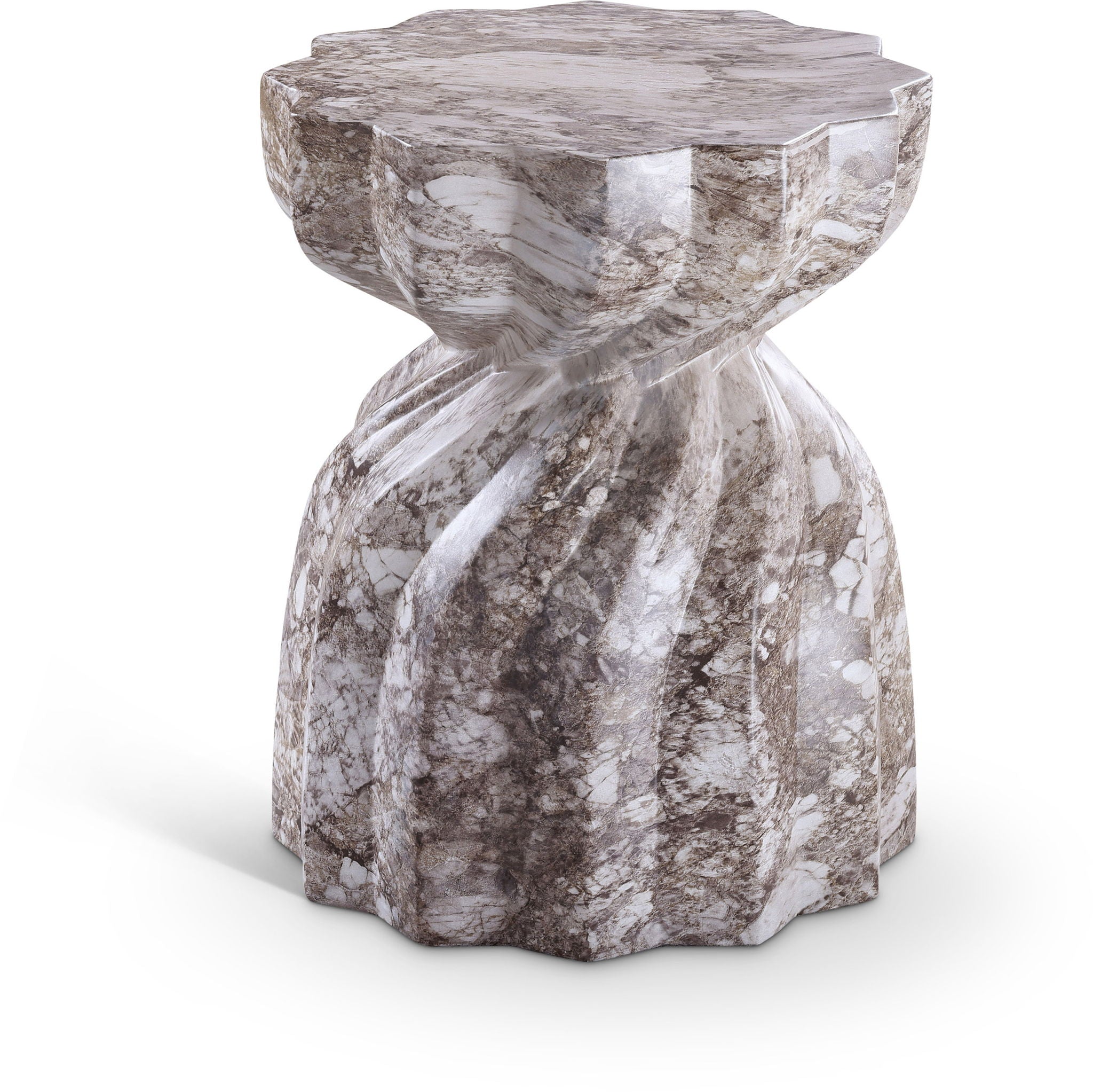 Caserta - Marble Finish Concrete End Table - Urban Living Furniture (Los Angeles, CA)