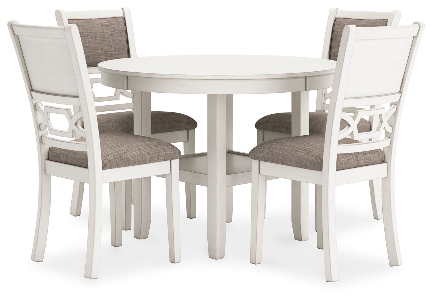 Erinberg - Antique White - Dining Room Table Set (Set of 5) - Urban Living Furniture (Los Angeles, CA)