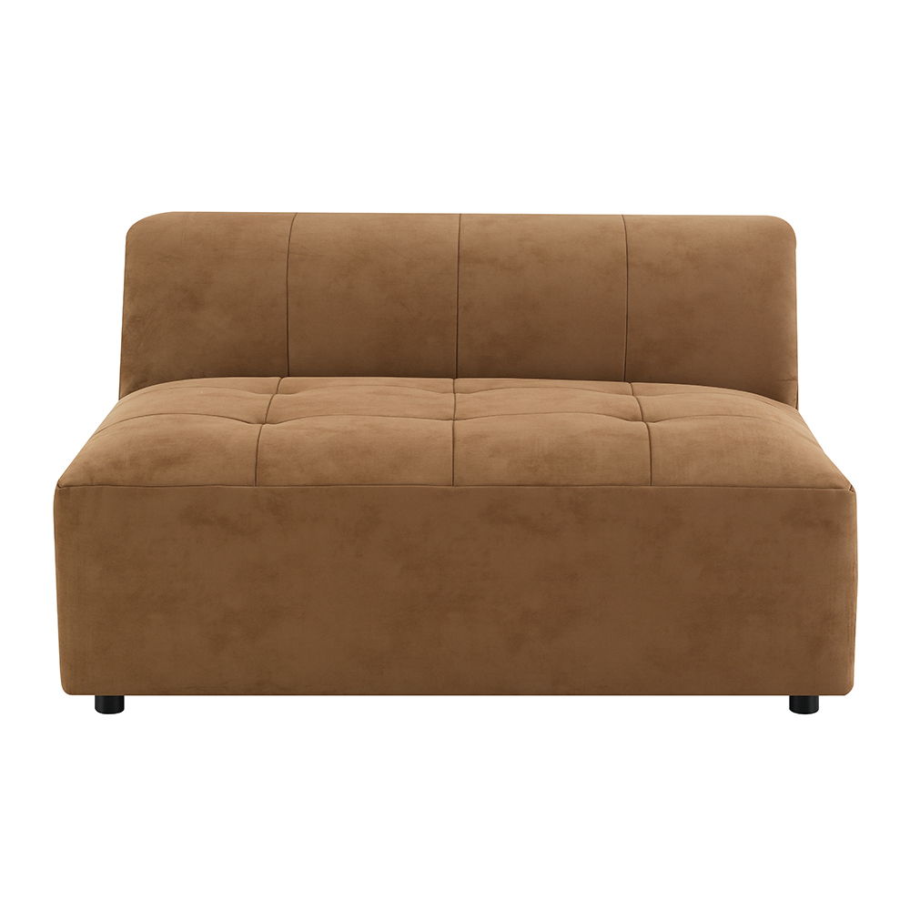 Zoey - Modular - Armless Chair - Chocolate Suede - Urban Living Furniture (Los Angeles, CA)