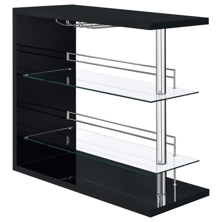 Prescott - Rectangular 2-Shelf Bar Unit - Urban Living Furniture (Los Angeles, CA)
