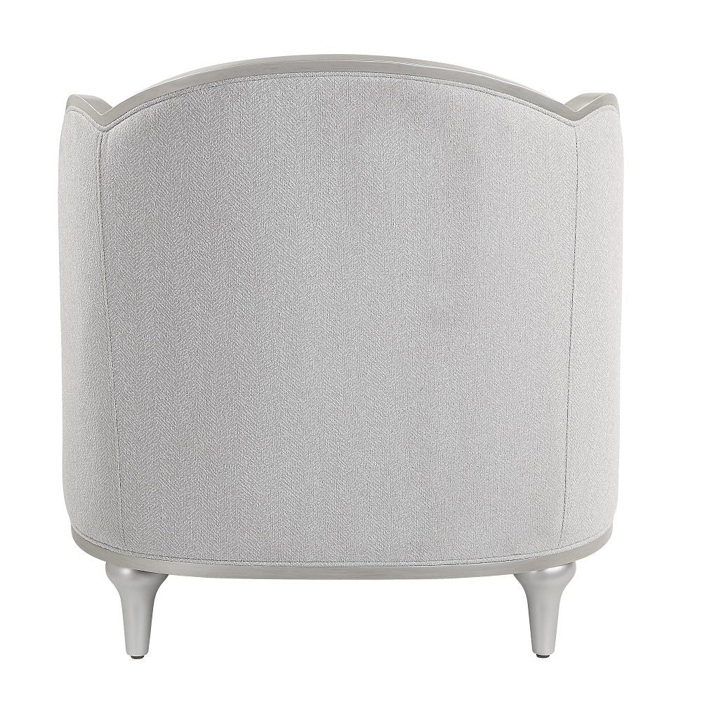 Kasa - Chair With Pillow - Beige Linen & Champagne - Urban Living Furniture (Los Angeles, CA)