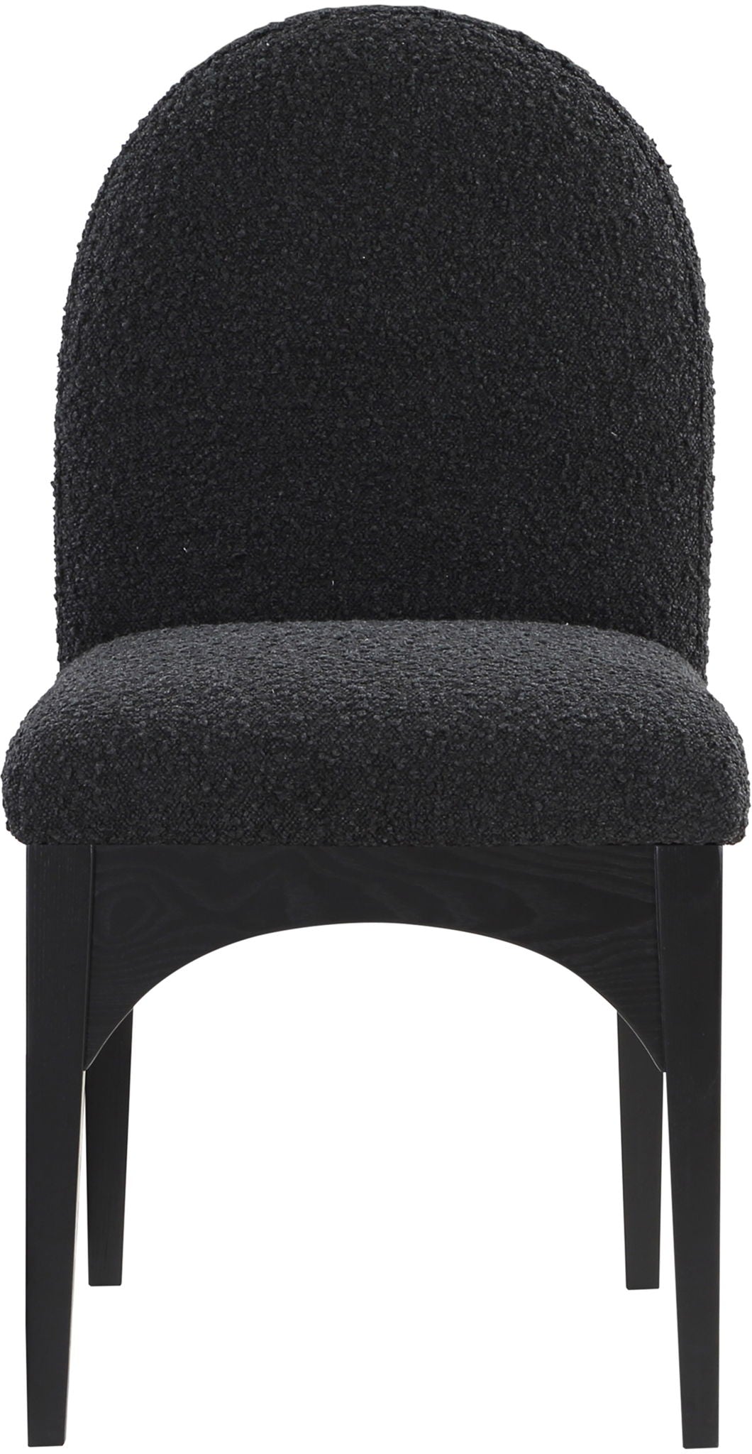 Waldorf - Boucle Dining Side Chair With Black Legs - Urban Living Furniture (Los Angeles, CA)