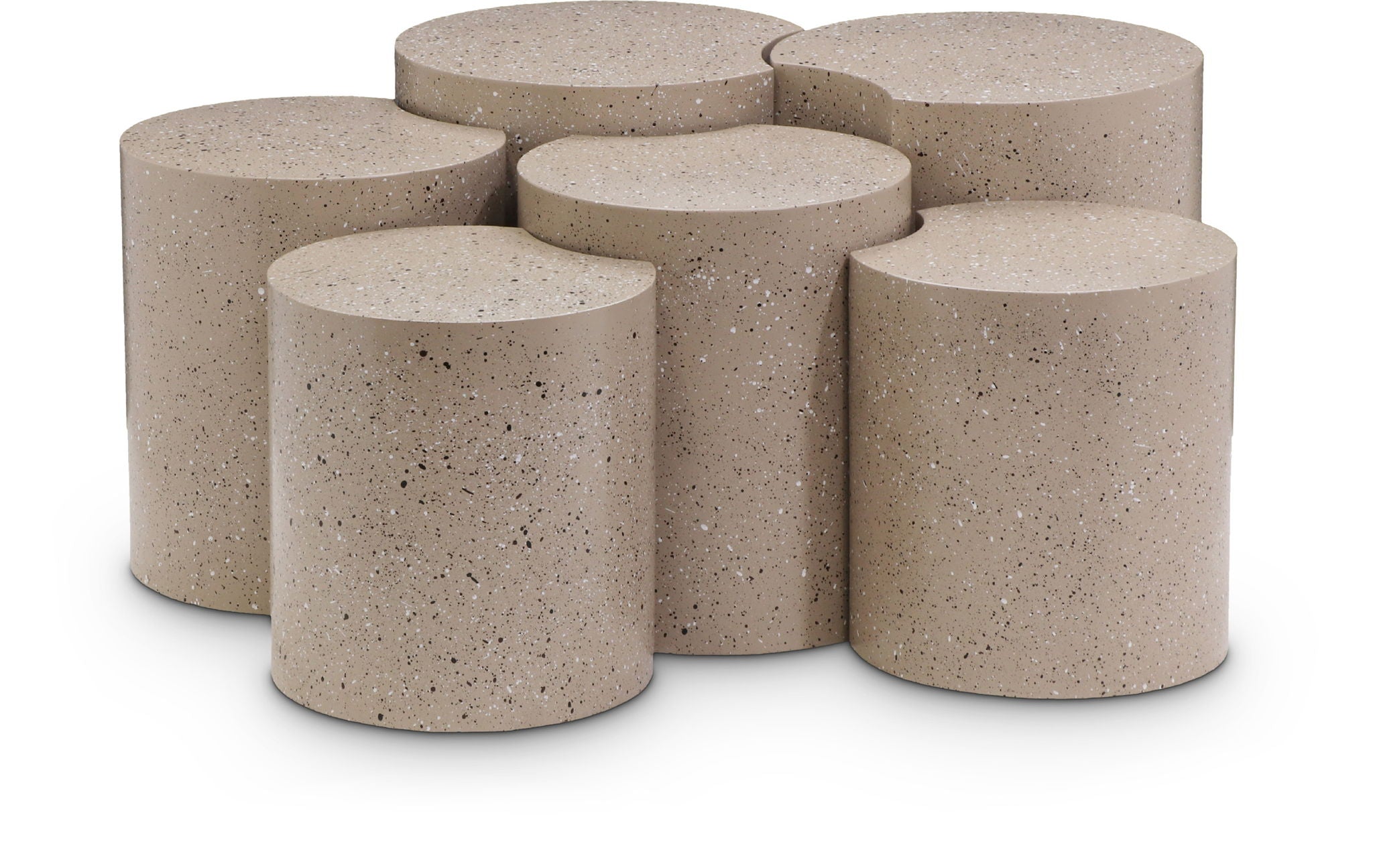 Dimple - 20" 6 Piece Modular Coffee Table - Terazzo Finish - Urban Living Furniture (Los Angeles, CA)