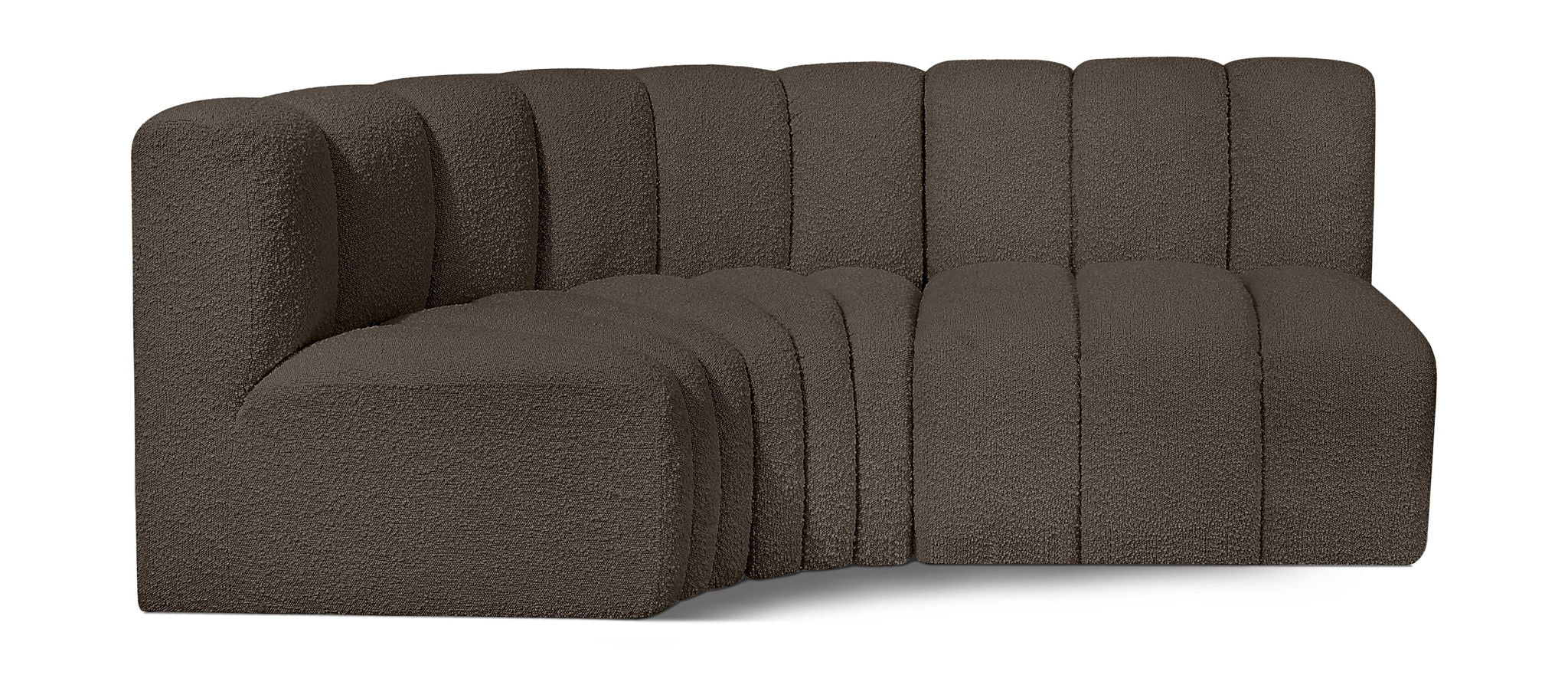 Arc - Boucle Fabric 3 Piece Sofa - Urban Living Furniture (Los Angeles, CA)