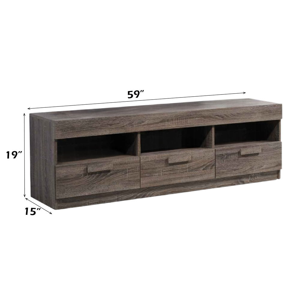 Alvin - TV Stand - Rustic Oak - Urban Living Furniture (Los Angeles, CA)