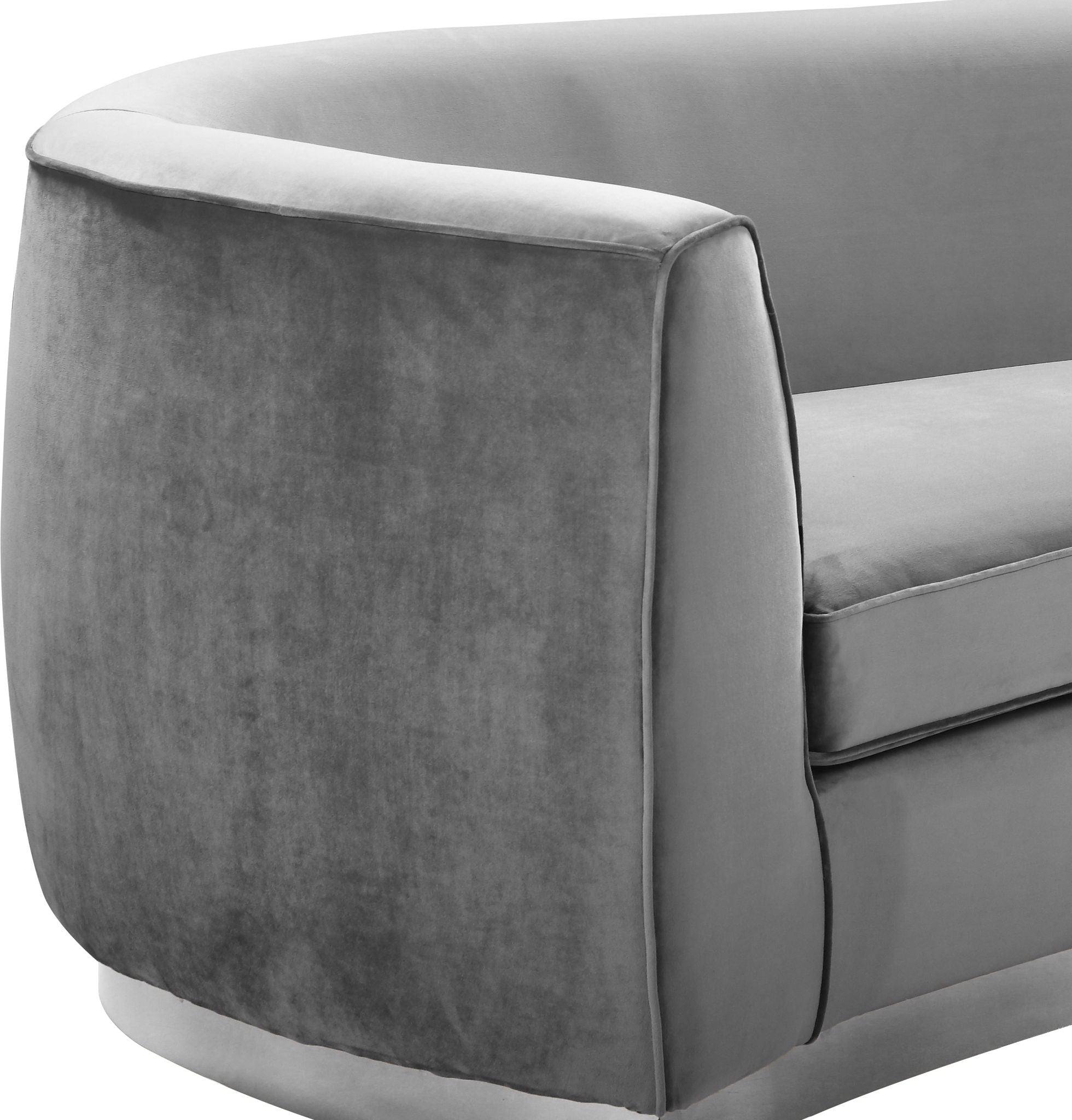 Julian - Loveseat with Chrome Base - Urban Living Furniture (Los Angeles, CA)