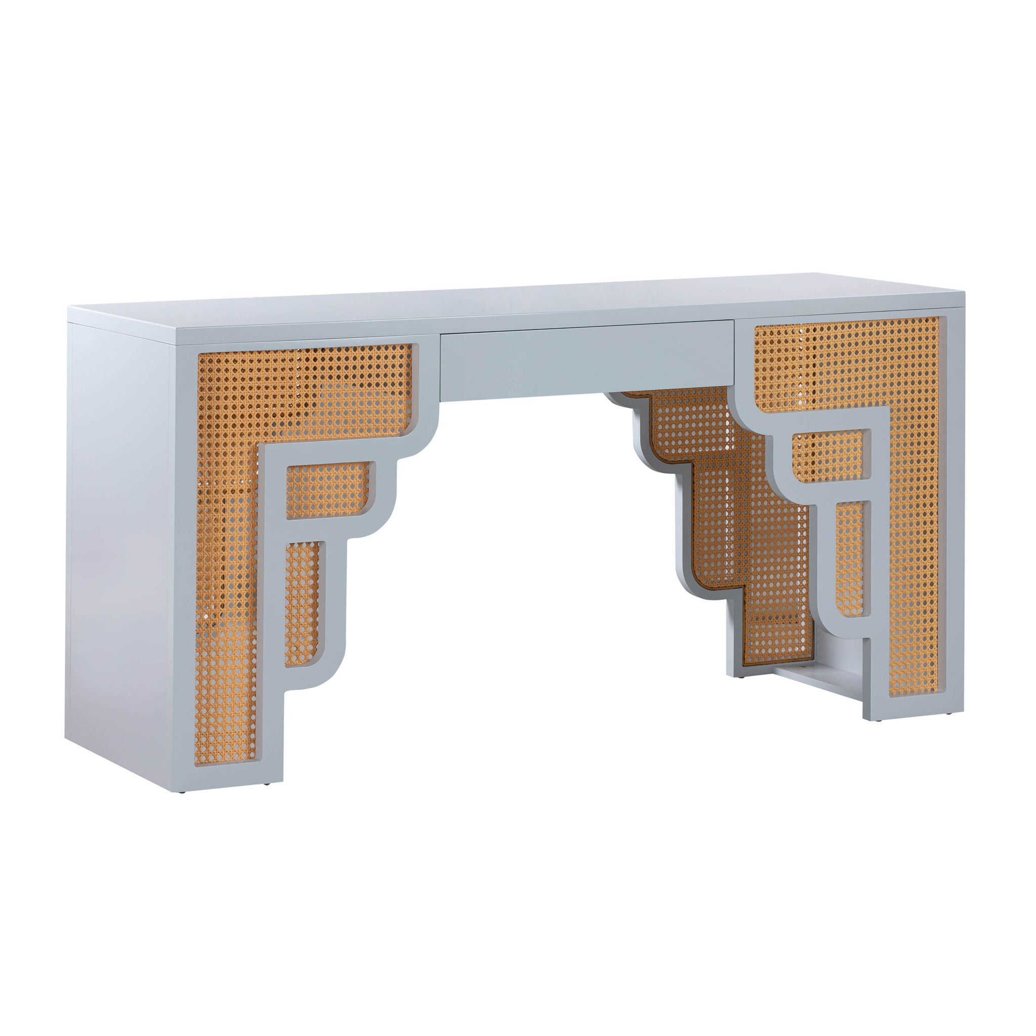 Suzie - Rattan Executive Desk - Urban Living Furniture (Los Angeles, CA)