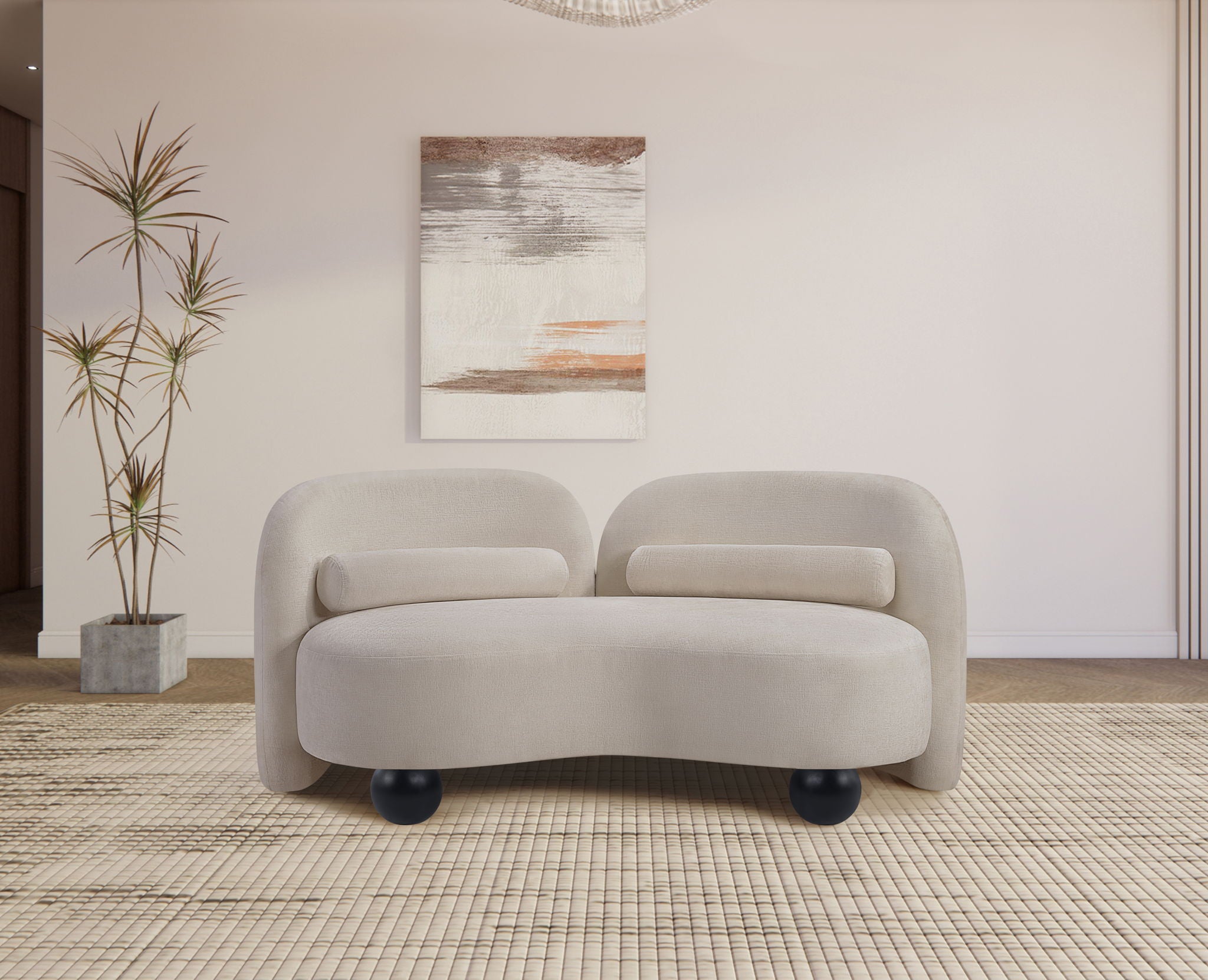 Daphne - Chenille Loveseat - Urban Living Furniture (Los Angeles, CA)