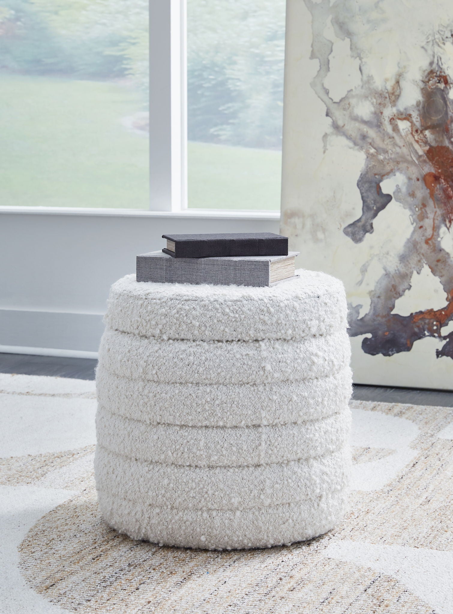 Duntler - Ivory - Storage Ottoman - Urban Living Furniture (Los Angeles, CA)