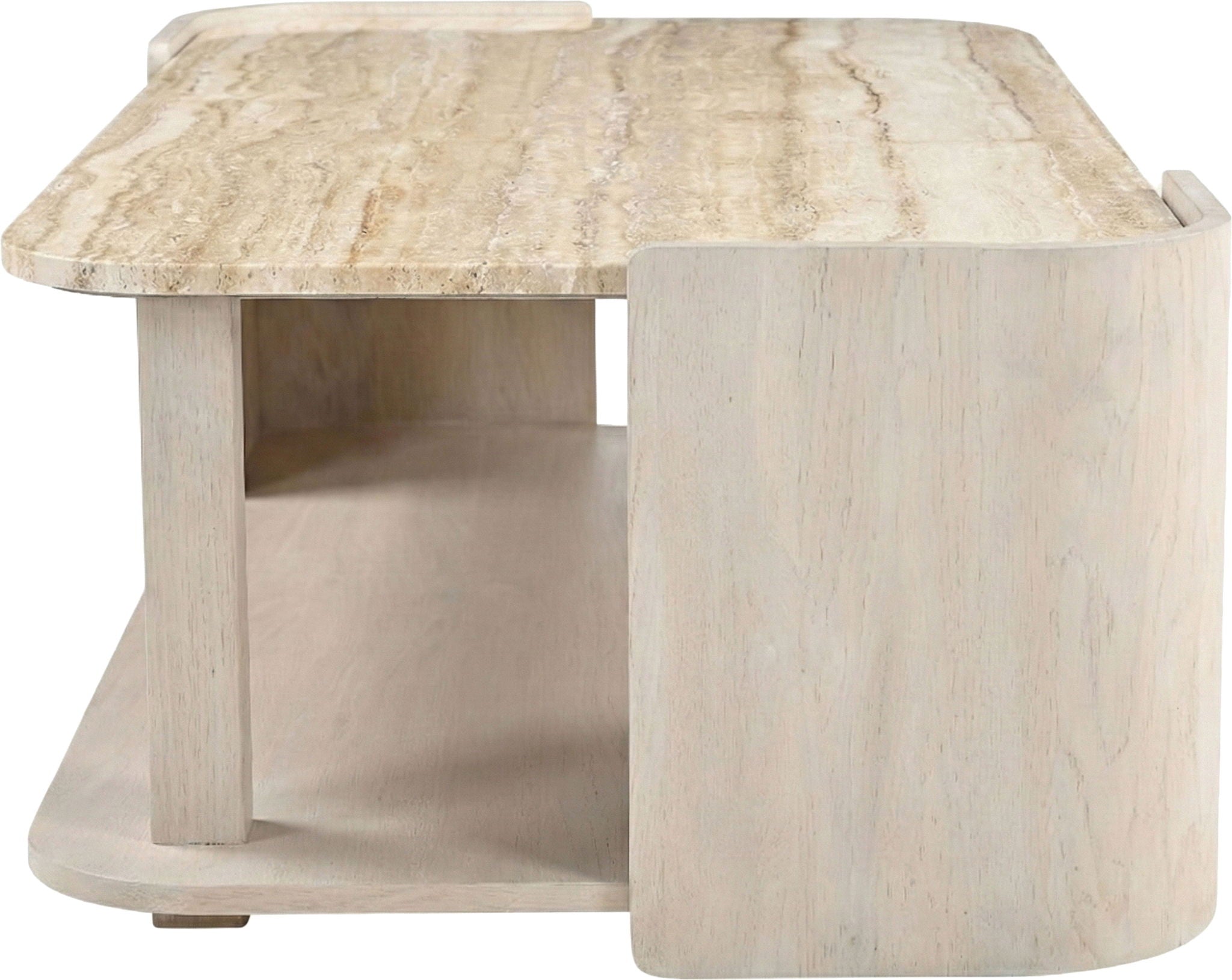Calabria - Marble And Oak Wood Table - Urban Living Furniture (Los Angeles, CA)