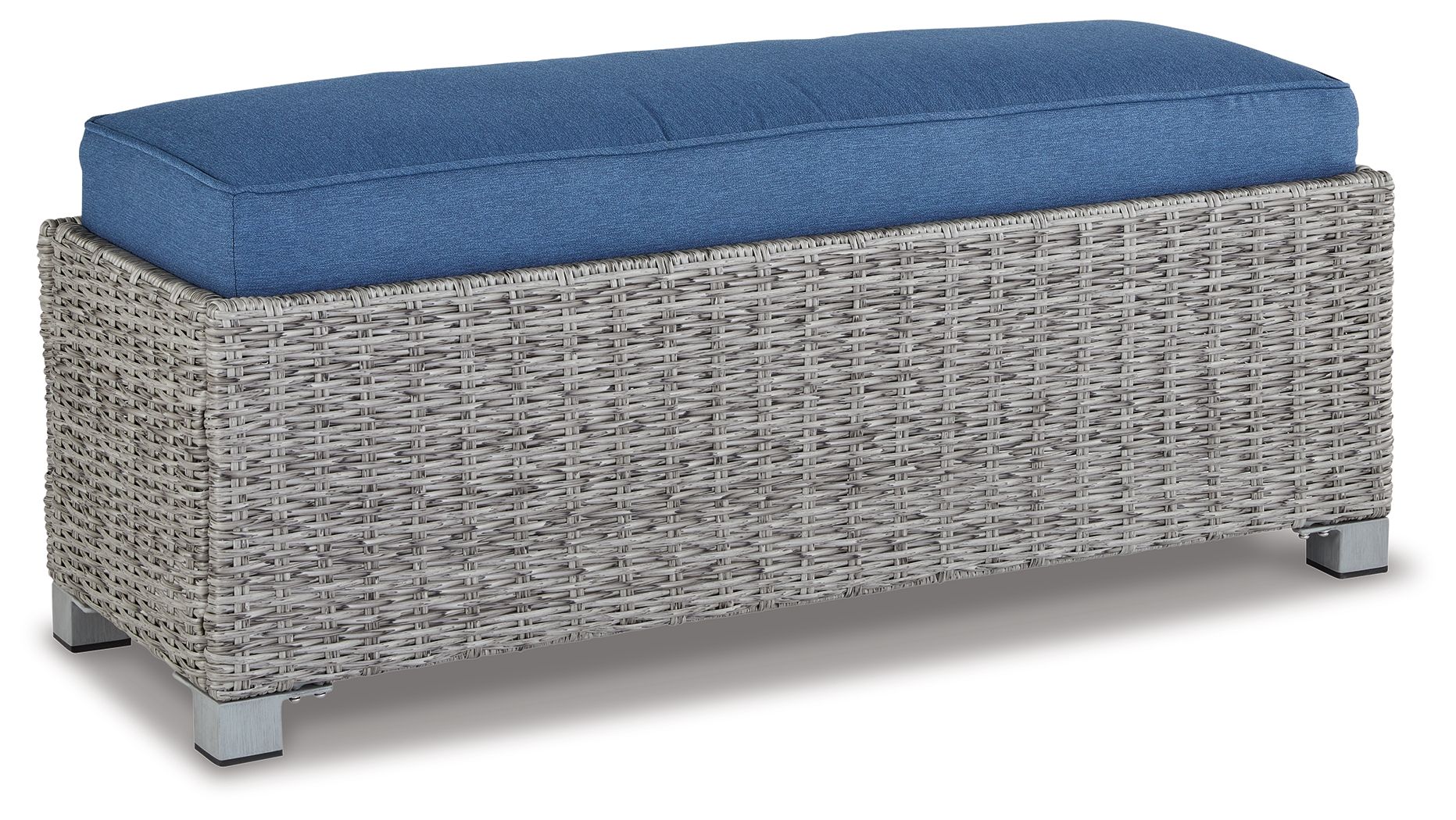 Naples Beach - Light Gray - Bench with Cushion - Urban Living Furniture (Los Angeles, CA)